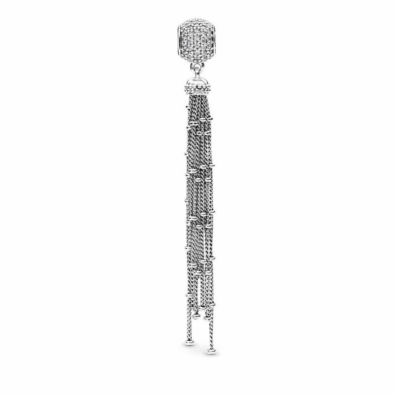 Talismane Pandora Enchanted Tassel Argint (8vYRVqFe)